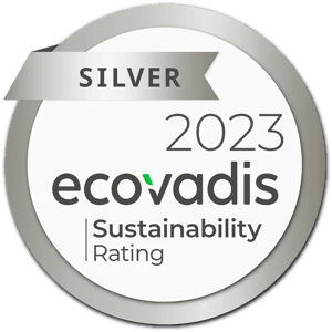 EcoVadis Nachhaltigkeitsbewertung 2023 - Silber Auszeichnug