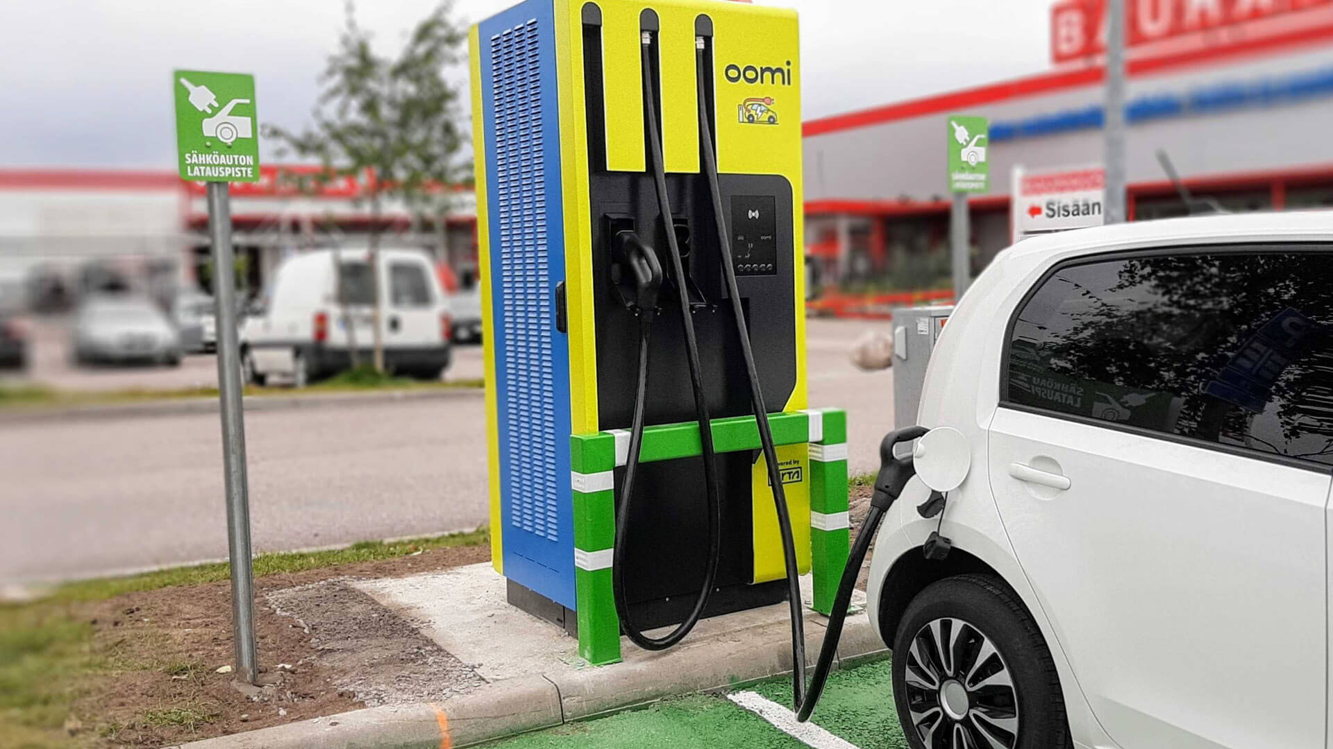 Virta Branded Services EV Charger - Oomi Energia